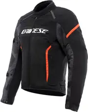 Dainese Air Frame 3, textile jacket , color: Black/Neon-Red , size: 60