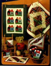 Cabins The Little Quilt Collection Quilt Pattern Multiple Sizes Scraps