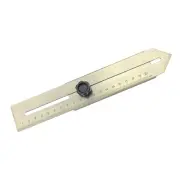 Scribing Ruler Stainless Steel Hole Ruler Marking Measuring Tool Woodworking