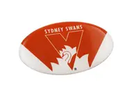 Sydney Swans AFL Lensed Oval Logo Decal For Tool Box Car Laptop Bikes Fridges