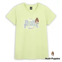 在飛比找momo購物網優惠-【Hush Puppies】女裝 T恤 質感品牌印花刺繡狗T