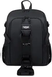 Adjustable Padded Camera Backpack Bag Big Capacity Photography Camera Waterproof Shoulders Backpack Video Tripod DSLR Bag w/Rain Cover for Pe&nt&ax