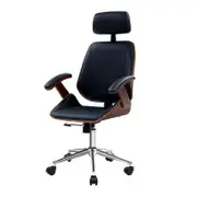 Artiss Ashby Wooden & PU Leather Office Chair