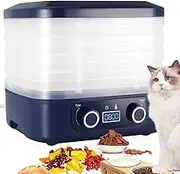 5-Tray Food Dehydrator – Electric Fruit & Meat Dryer with Adjustable Temperature & Timer, Removable Trays, Multifunction Home Drying Machine for Jerky, Vegetables & Snacks Blue