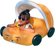 GkgWuxf Kids Car Pool Float | Inflatable Ride Baby Car Pool Toys | Comfortable Water Play Equipment for Family Friends Coworkers Enjoy Fun Beach Activities