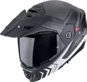 Scorpion ADX-2 Lewis Helmet, black-silver, Size S for Men Black Silver
