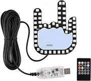 LED Hand Gesture for Car,Car LED Finger Lights with Remote | Funny Finger, Rear Window Sign, Vehicle Gadget for Truck Warning Men Women Use