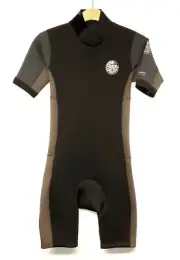 RIP CURL Men's 2mm AGGROLITE BZ S/S Springsuit - MLG - Small - NWT