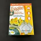 NEW Egg Cooker Eggies 6 Pack Hard Boiled Eggs without the Shell Eggies