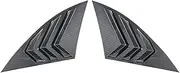 Compatible for Benz GLC Class X253 GLC200 GLC220 250 260 300 350 2015-2022 Car Door Rear Window Triangle Shutter Louver Trim Cover(Carbon Fiber)