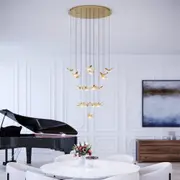 Paratebueno LED Pendant Light 17 Light - Black or Brass