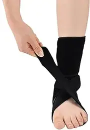 Drop Foot Brace | Adjustable Foot up Brace | Foot Drop Postural Correction Brace, Left/Right Support and Fixation Anti-Sprain Strap for Adults Men Women
