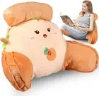 Back Rest Pillow Neck Lumbar Bed Backrest Reading Support Cushion