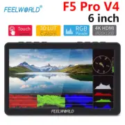 FEELWORLD F5 Pro V4 6" DSLR Camera Field Video Monitor 3D LUT 4K HDMI 1920x1080