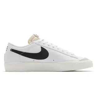 Nike 休閒鞋 Blazer Low 77 Vintage 白 黑 復古 皮革 男鞋【ACS】 DA6364-101