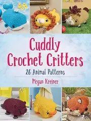 CUDDLY CRITTERS ~ Crochet Pattern Book ~ 26 Plush Animals