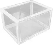 MOBUTOFU Box Side-open Magnetic Shoe Box Shoe Storage Organizer Shoes Organizer for Closet Shoe Organizer Cubby Shoe Bin Shoes Storage Organizer Shoe Holder for Door Shoe Cabinets