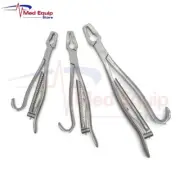 KERN Bone Holding Forceps Set Of 3 Pcs Orthopedic Surgical Instrument Set top