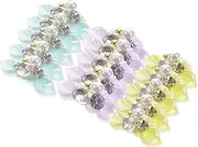 Set of Nail Charms Acrylic Nail Charms DIY Manicure Decor Flatback Pearl Flower