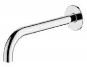 Oliveri VENICE CURVED WALL SPOUT 200mm Fixed 150/500kPa Brass Body CHROME