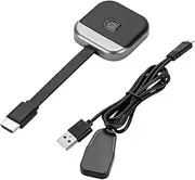 Wireless HDMI Adapter Dongle for TV 4K Full HD Miracast Streaming Videos Screen from Android Windows Mac OS Laptop Phone Tablet PC to HDTV Monitor Projector