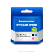Compatible for HP 965XL Ink Cartridge Value Pack - Includes: [1 x Black, Cyan, Magenta, Yellow][Firmware Safe]