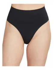 [Lauren Ralph Lauren] Luxe Smoothing Seamless High Cut Brief in Black
