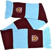 West Ham United FC Jacquard Knitted Scarf