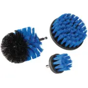 LivingSURETM 3 pc Drill Brush Power Scrubbing Attachments