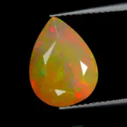 3.28Ct Remarkable 3D Rainbow Color Play Untreated Solid Welo Opal, Ethiopia