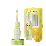 1pcs Battery Powered Light Up Kids Electric Toothbrush LED Christmas Gift Green Color