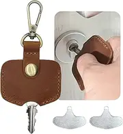 VANSUN Genuine Leather Key Turner AidKey,Key Holder for Thin Flat Key,Arthritis Aids, Tools for Senior Daily Living, Hand Gadgets, Products for Rheumatoid Arthritis