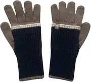 [JINZIJINYU] Ladies Knitted Glove Couple Cycling Skiing Touch Screen Men and Women Color Matching Knitted Gloves Long Warm Student Cycling Gloves Autumn