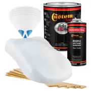 HOT ROD FLATZ Alpine White Gallon Kit URETHANE Flat Auto Car Paint Kit