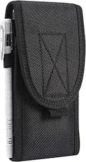 Case Cover Holster Universal 4.0-5.3 inch Tactical MOLLE Holster Army Mobile Phone Belt Pouch Compatible with Mobile Phone Compatible with iPhone SE 2020/11 Pro/8/7/6/XR/XS/X Belt Clip Pouch Holster