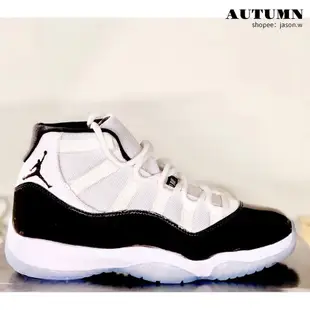 附發票 Air Jordan 11 Retro Low Concord 黑白 康扣 528895-153