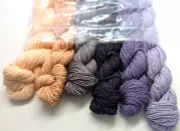 Sunshine Yarns Classic Sock The Setting Sun Gradient Kit 6 hanks x 125 yards
