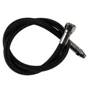 Aeris Max Flex Braided Scuba Diving Regulator and Octo MaxFlex Hose Black 30in