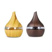 Portable Humidifier Usb Ultrasonic Aroma Diffuser With Seven Colors Led 300Ml wo