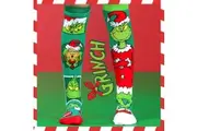 Madmia - Xmas Merry Grinchmas Socks Kids & Adults Age 6y+