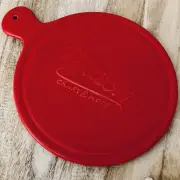 NWT Mason Craft And More Gorgeous Graphic Red Ceramic Round Trivet Pot Holder
