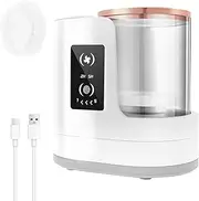 Electric Makeup Brush Cleaner Machine With Makeup Brush Dryer Holder Portable Automatic USB Cosmetic Brushes Cleaner Tool for All Size Beauty Makeup Brush Set for Women Contour Eyeshadow Blush Brush