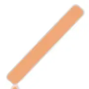 Premium LED Foam Cheer Sticks Orange