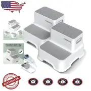 Durable 2-Step Stool for Kids – Slip Resistant & Ideal for Bathroom Access