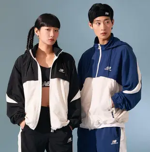 【Luxury】New Balance IU代言 UNI Color Block Jacket 防風保暖外套 男女款 運動拉鍊連帽外套 USA 衝鋒衣 飛行外套