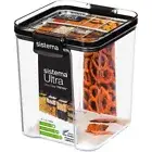 Sistema Ultra Square Food Container, 920ml, Black