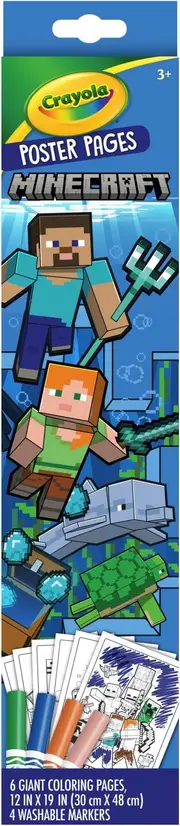Crayola Poster Pages - Minecraft