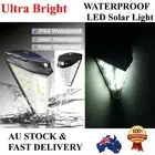 LED Solar Wall Motion Sensor Lights Outdoor Fence Street Light Waterproof 500LM