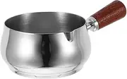 INOOMP Sauce Cup with Wooden Handle Dipping Condiment Cup for Steak Sauces and Salad Dip Kitchen Essential for Culinary Needs