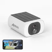 Anran 2K IP Sloar Security Camera Wireless WiFi Battery Powered Audio Outdoor
